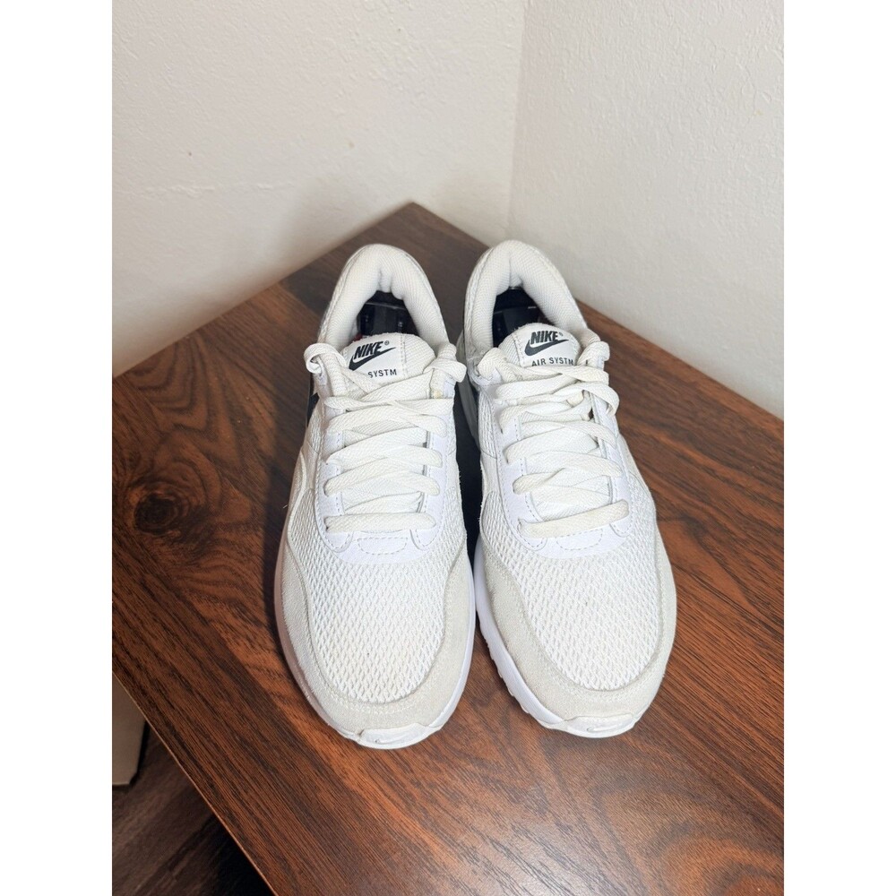 Nike Air Max SYSTM Shoes Womens Size 9.5 White Black Mesh Running DM9538-100 - Picture 5 of 9
